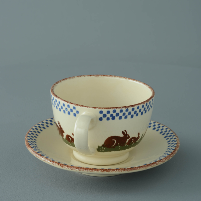 Rabbits Breakfast Cup & Saucer