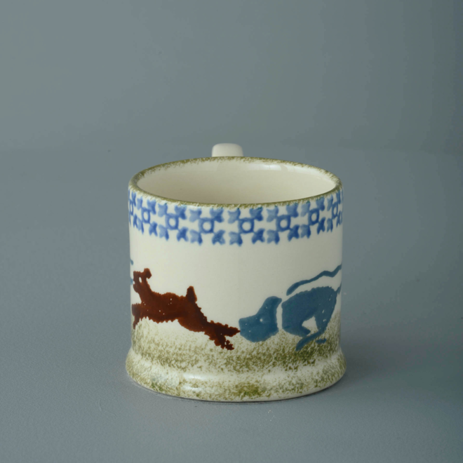 Scottie Dog Chasing Small Mug