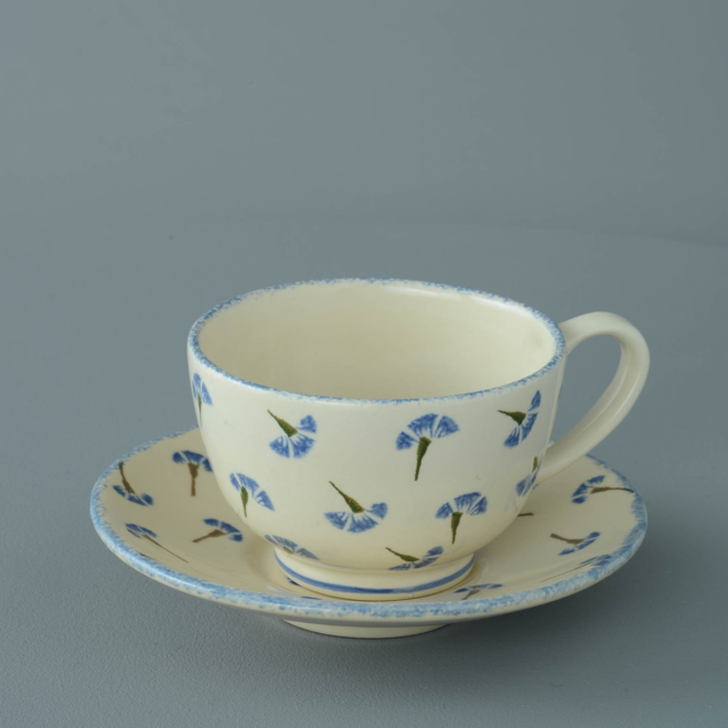 Cornflower Breakfast Cup & Saucer