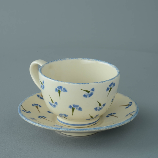 Cornflower Breakfast Cup & Saucer