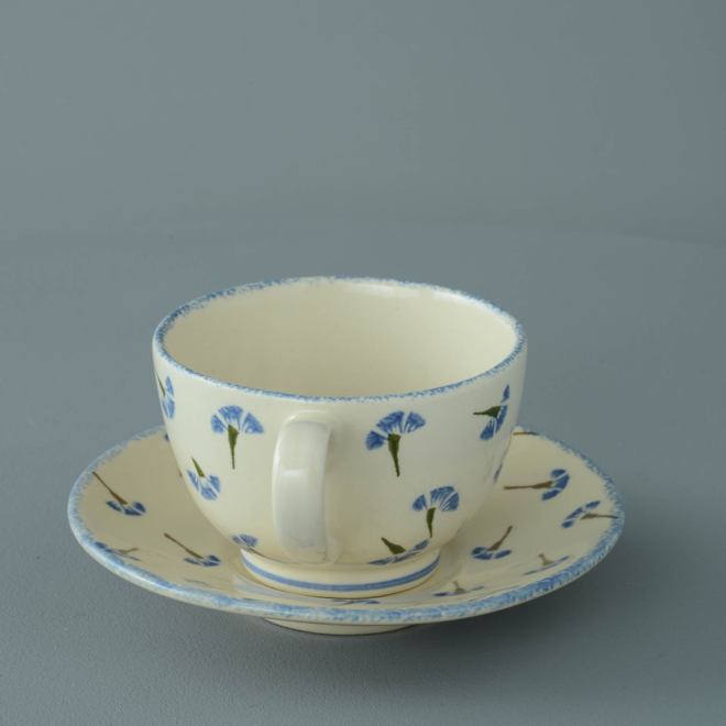 Cornflower Breakfast Cup & Saucer