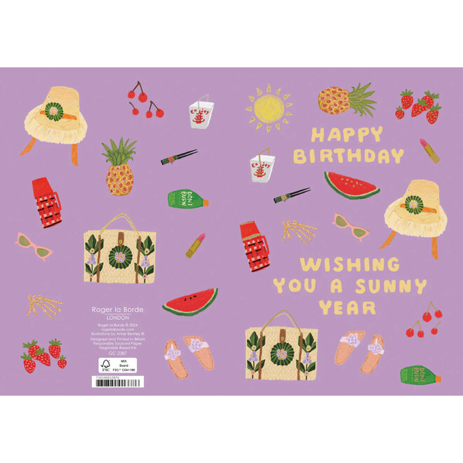 Sunny Accessories Birthday Card