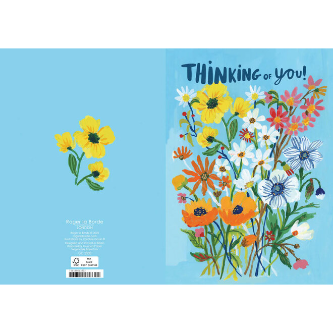 Caring Bouquet Sympathy Card