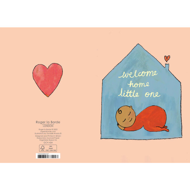 Sleeping Baby New Baby Card