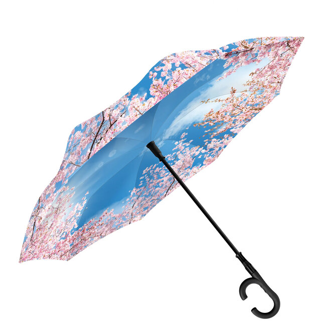 Cherry Blossoms Reverse Umbrella