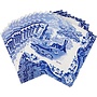Blue Italian Beverage Napkins