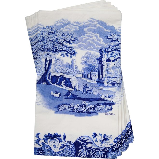 Blue Italian Dinner Napkins