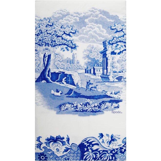 Blue Italian Dinner Napkins