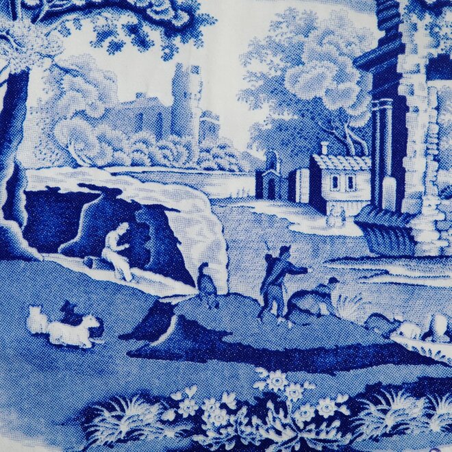 Blue Italian Dinner Napkins