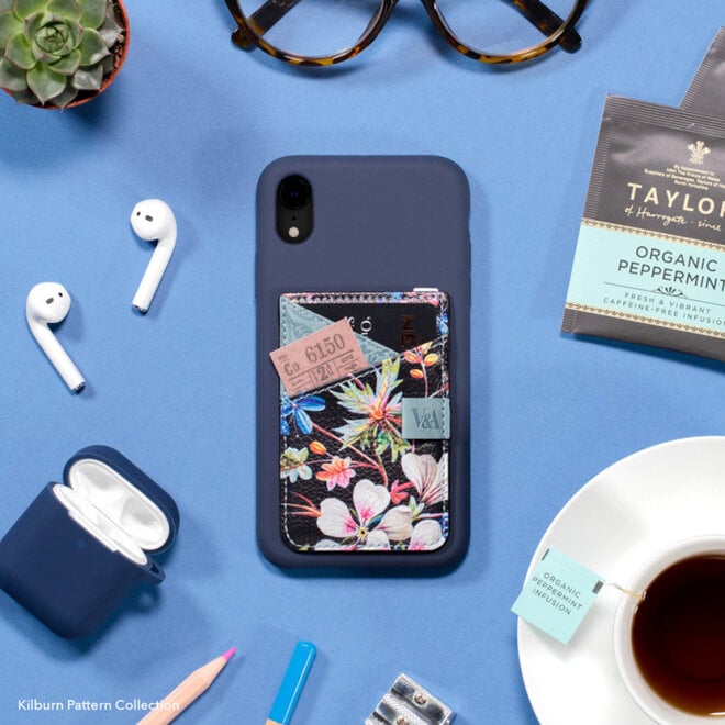 Kilburn Black Floral Bookaroo Phone Pocket