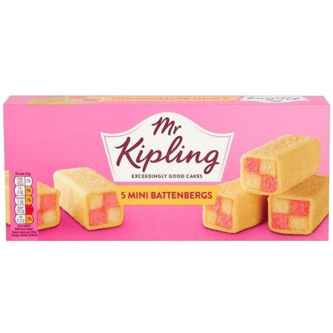 Mr Kipling Mini Battenberg Cakes