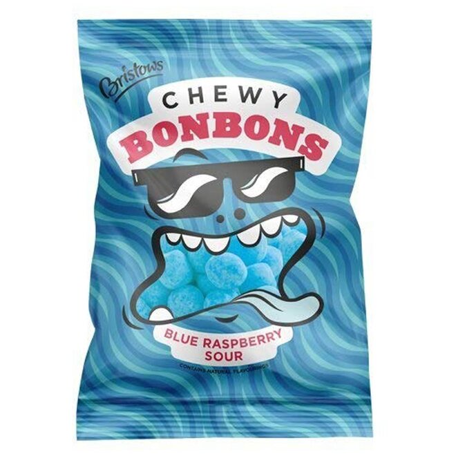 Bristows Sour Blue Raspberry Chewy BonBons