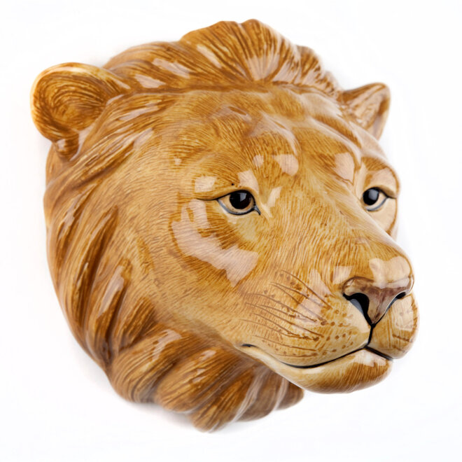 Quail Lion Wall Vase