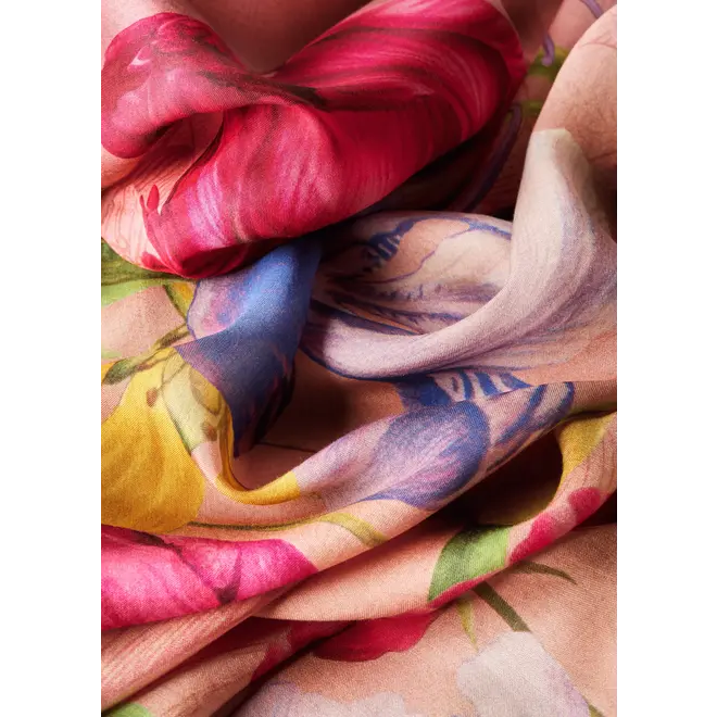 Floral Study Petal Pink Kimono Gown