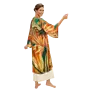 Painted Palms Tangerine Kimono Gown