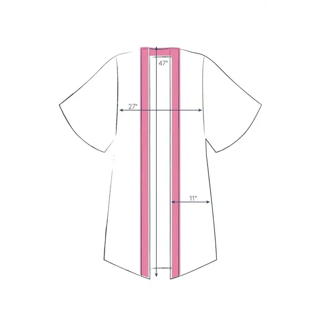 Painted Palms Tangerine Kimono Gown