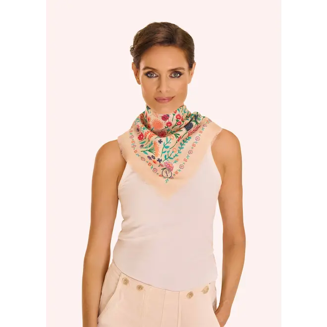 Wild Flowers Coconut Cotton Bandana