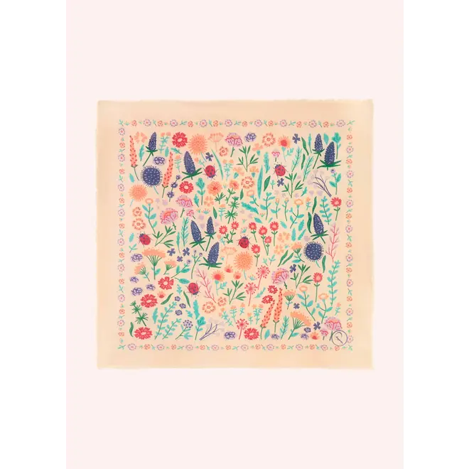 Wild Flowers Coconut Cotton Bandana