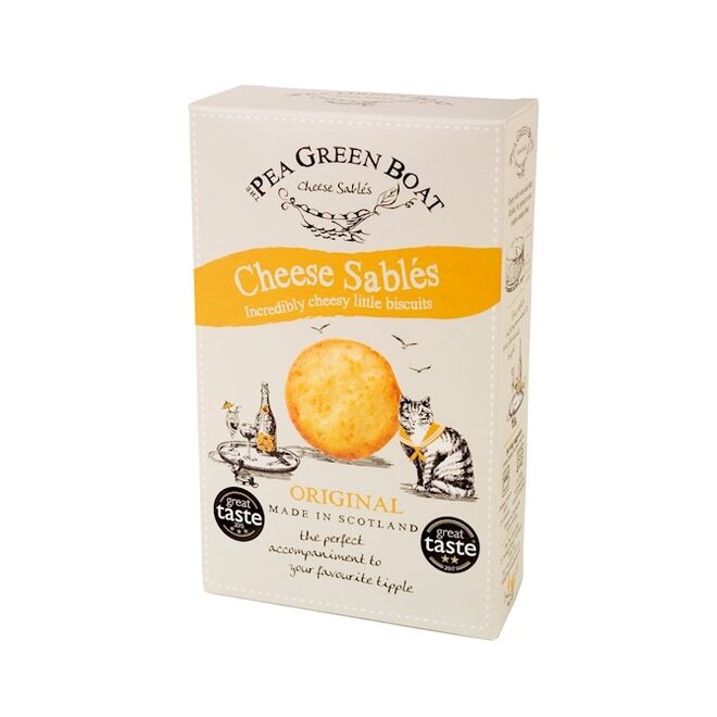 Pea Green Boat Cheese Sablés