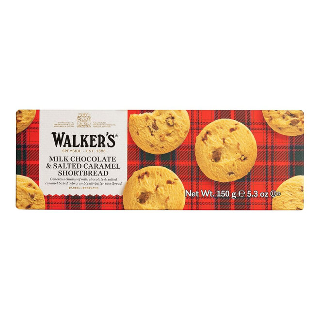 Walker's Milk Chocolate & Salted Caramel Shortbread