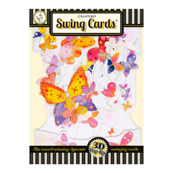 Butterfly Cloud Swing Card