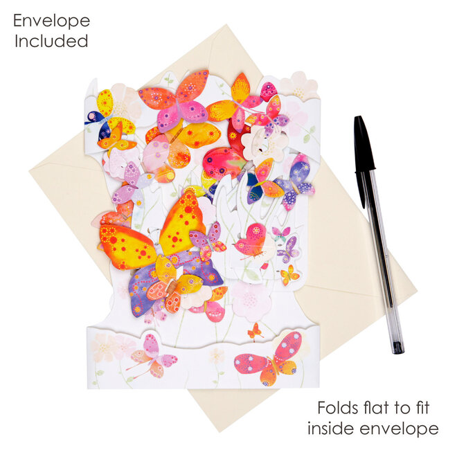 Butterfly Cloud Swing Card