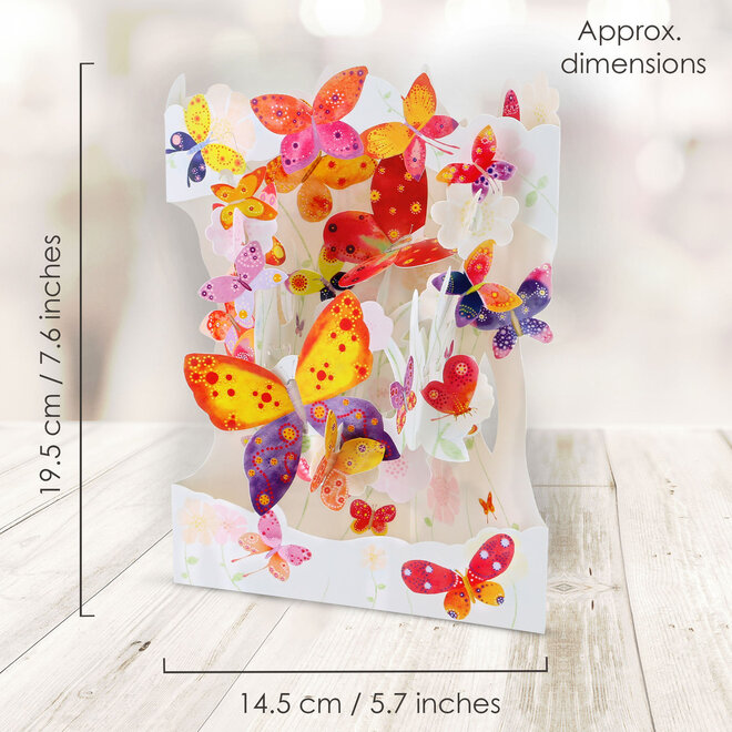 Butterfly Cloud Swing Card