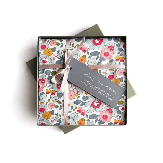 Grey Betsy Square Bandana