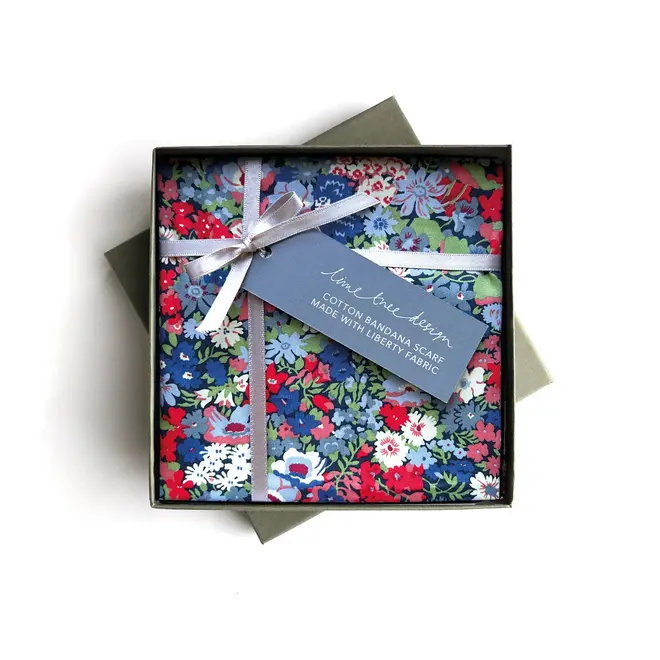 Red Blue Thorpe Square Bandana