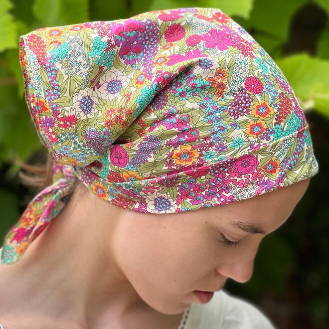 Lime Ciara Square Bandana
