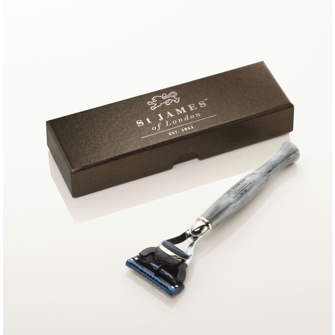 Cheeky B'stard Brushed Metal Mach 3 Razor