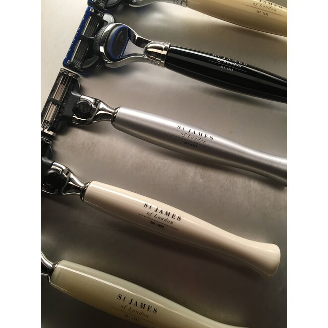 Cheeky B'stard Brushed Metal Mach 3 Razor