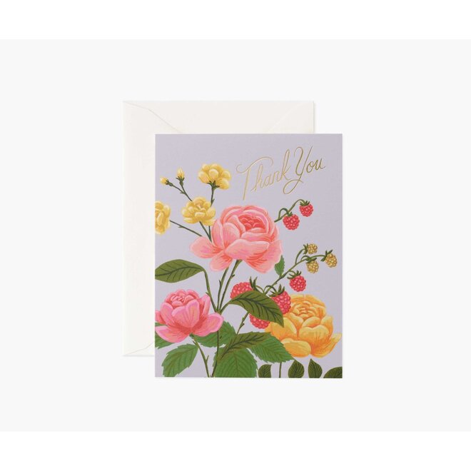 Roses Thank You Card