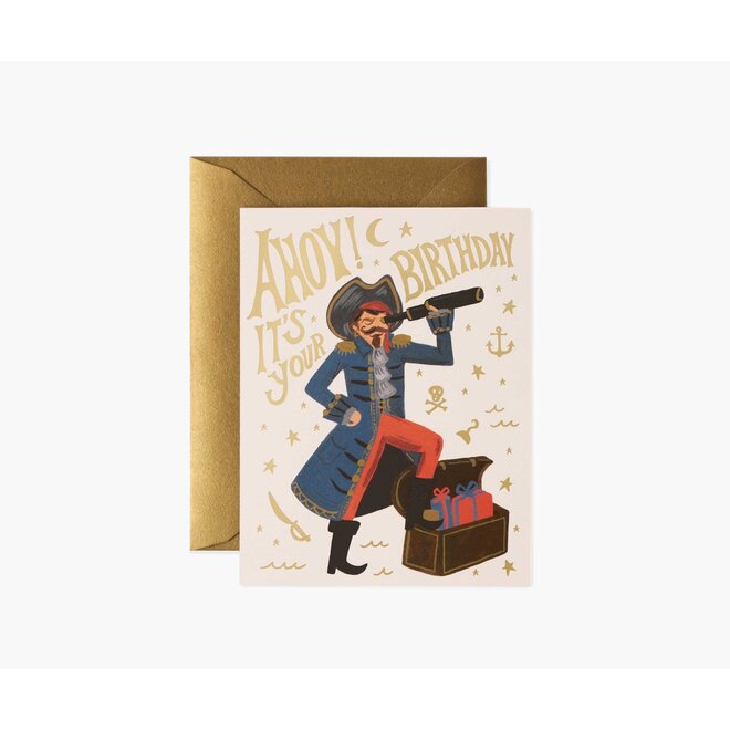 Pirate Birthday Card