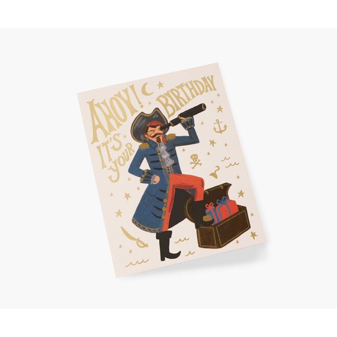 Pirate Birthday Card