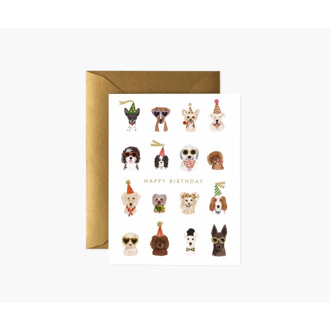 Party Pups Birthday Card