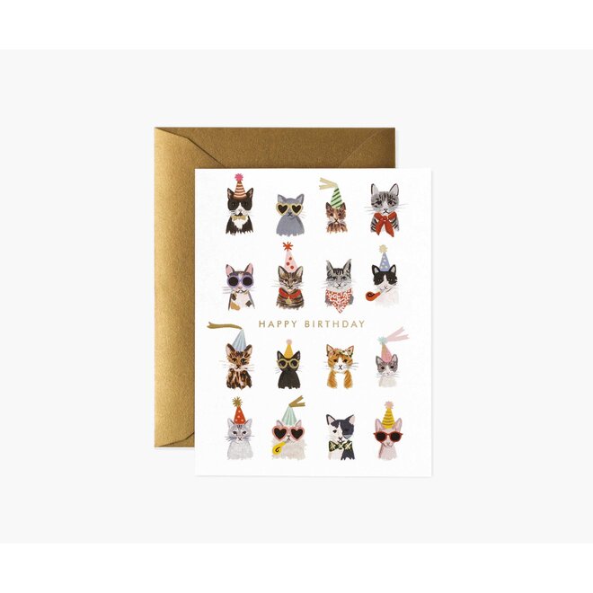 Cool Cats Birthday Card