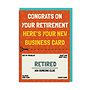 New Business Card Retirement Card
