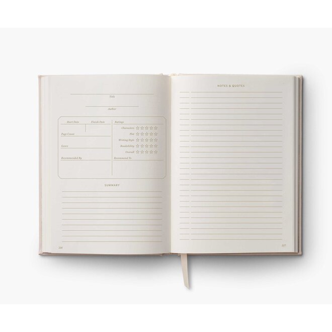 Book Club Embroidered Book Journal