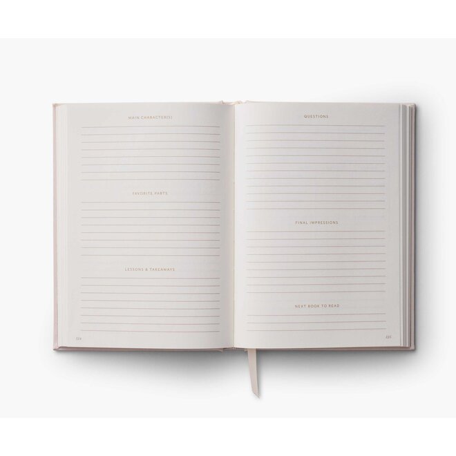 Book Club Embroidered Book Journal