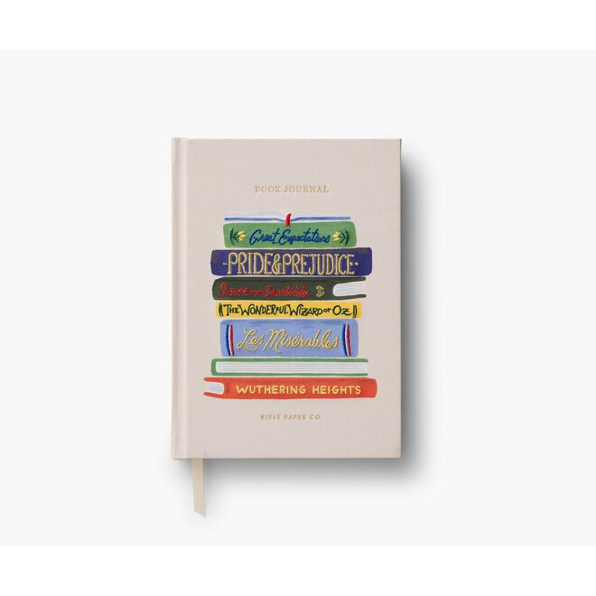 Book Club Embroidered Book Journal