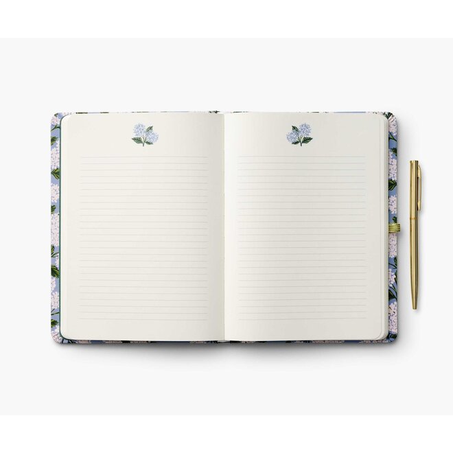 Hydrangea Journal with Pen