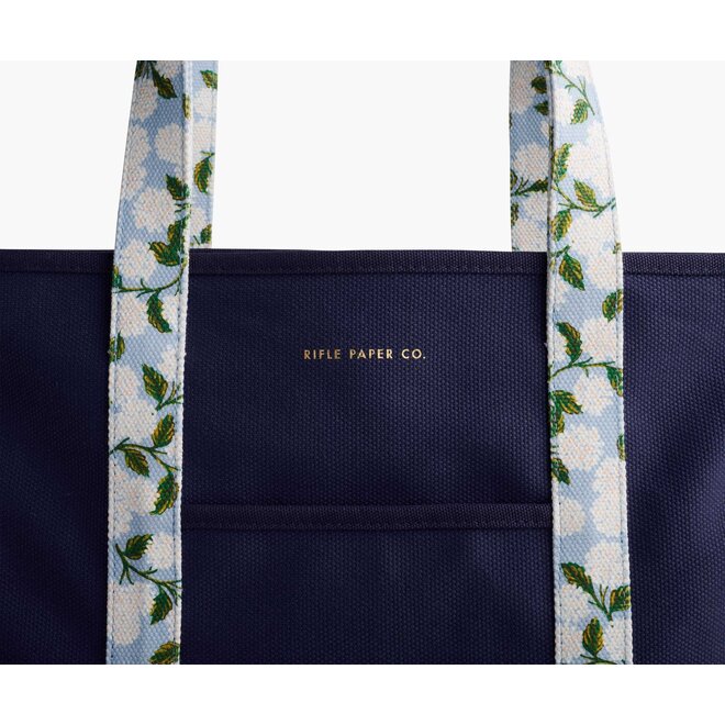 Hydrangea Canvas Carry All Bag