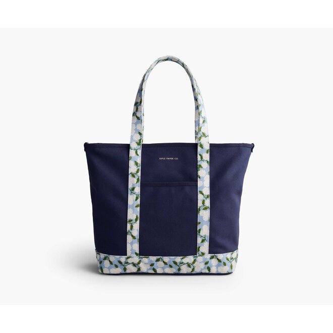 Hydrangea Canvas Carry All Bag
