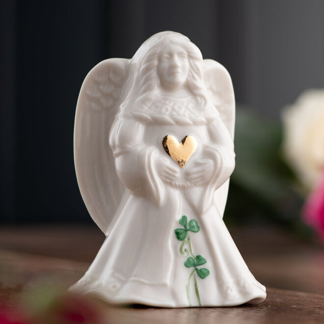 Belleek Sending Love Angel Figurine
