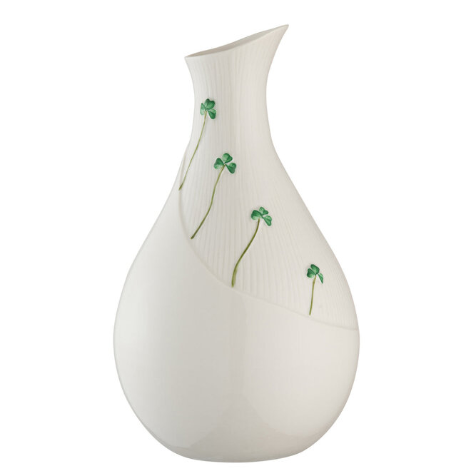 Belleek Classic Shamrock Meadow 10" Vase