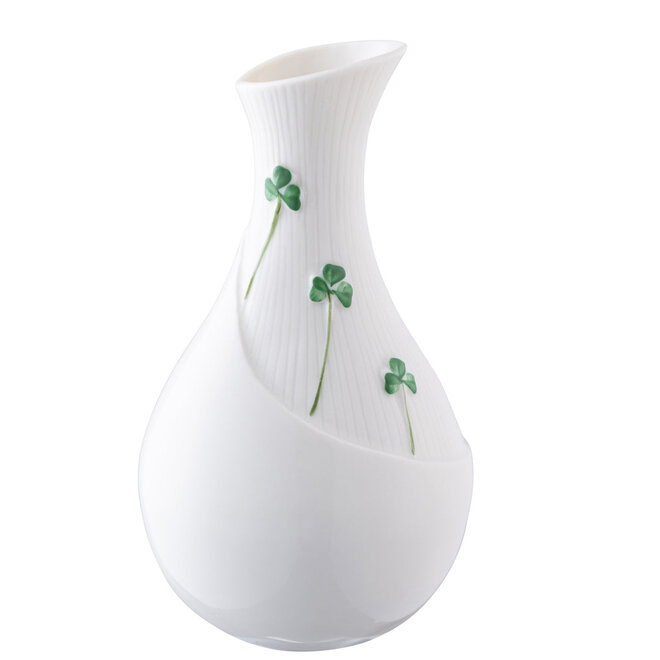 Belleek Classic Shamrock Meadow 6" Vase