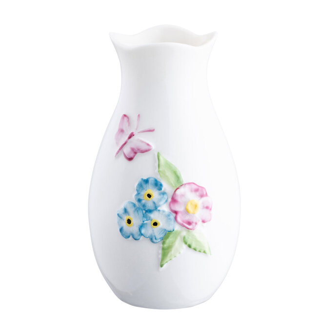 Belleek Classic Forget Me Not Mini Vase