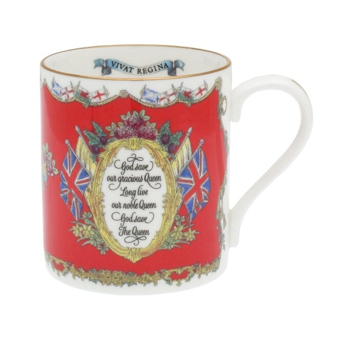 Vivat Regina Red Mug