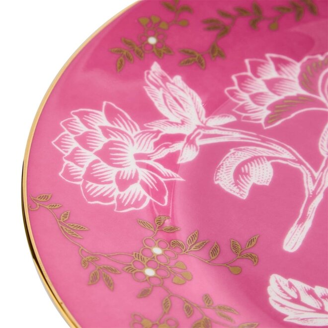 Wonderlust Pink Tonquin 8" Plate